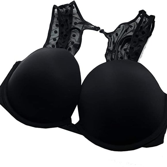 Victoria's Secret Other - VS Black Push Up Padded Plunge Bra Size 32 DD
